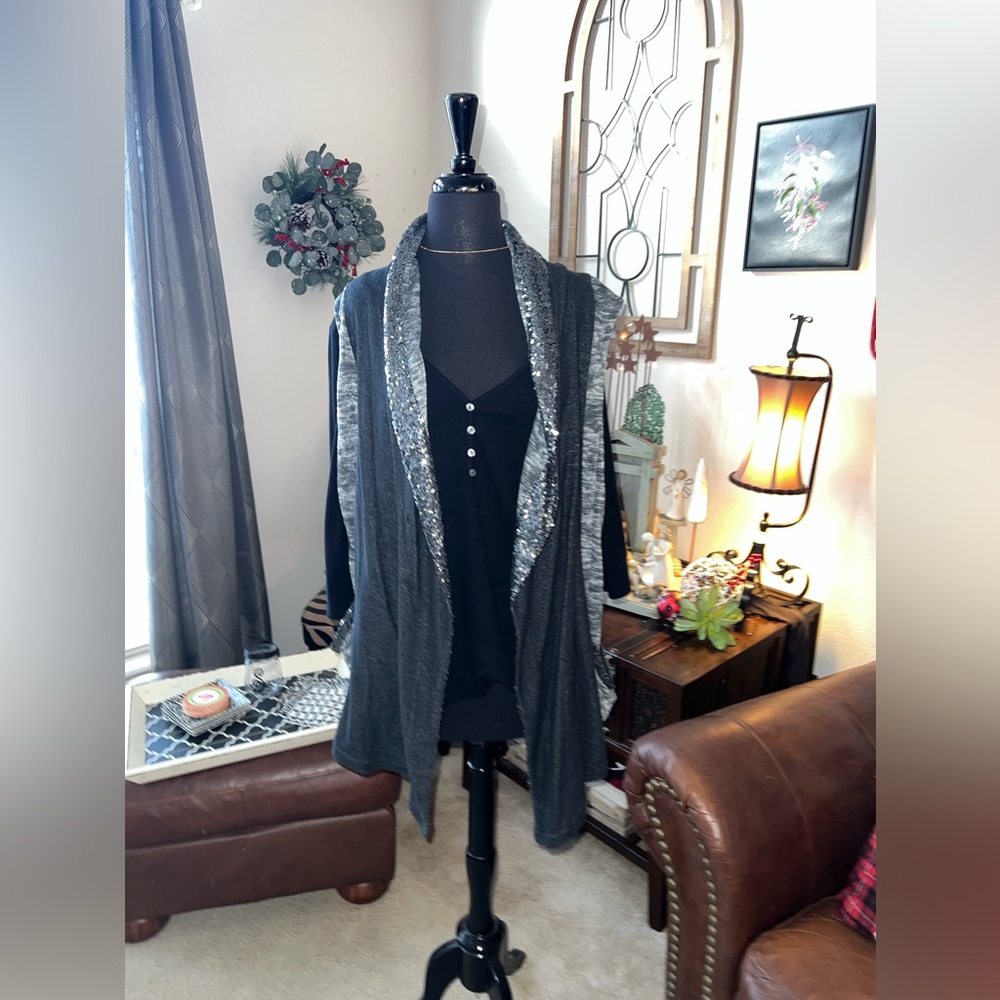 Sequin Vest